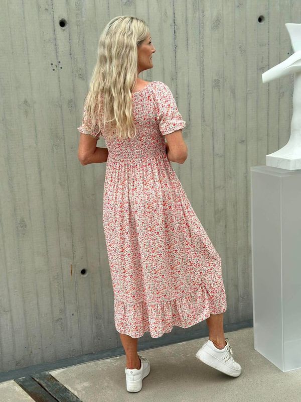 SOFIE DRESS LIGHT PINK FLOWER