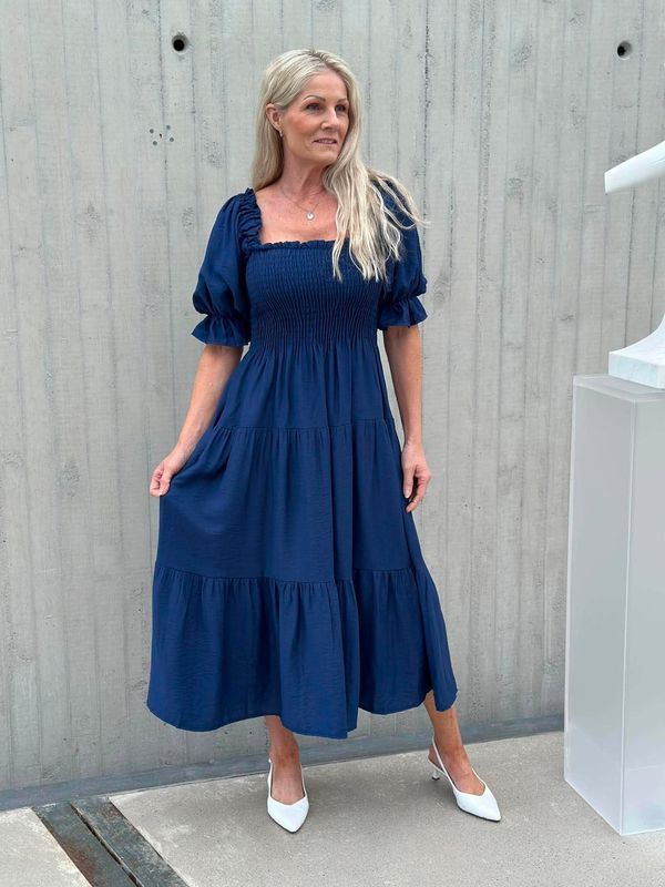 TIRANA DRESS NAVY